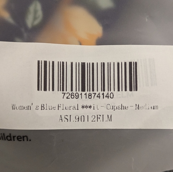 Cupshe - Women's - Floral Scalloped Crisscross One Piece Swimsuit - Medium - Picture 7 of 7